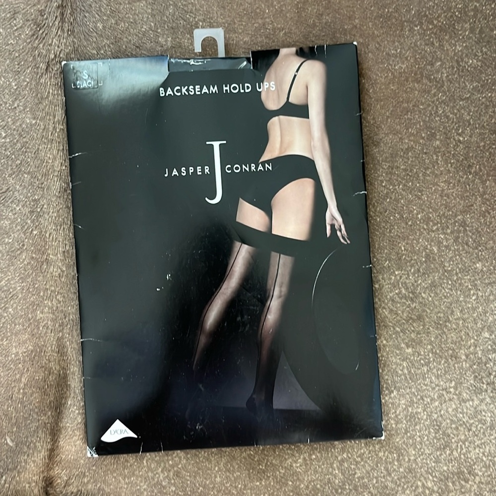 Jasper Conran Back Seam Hold Ups Thigh Highs